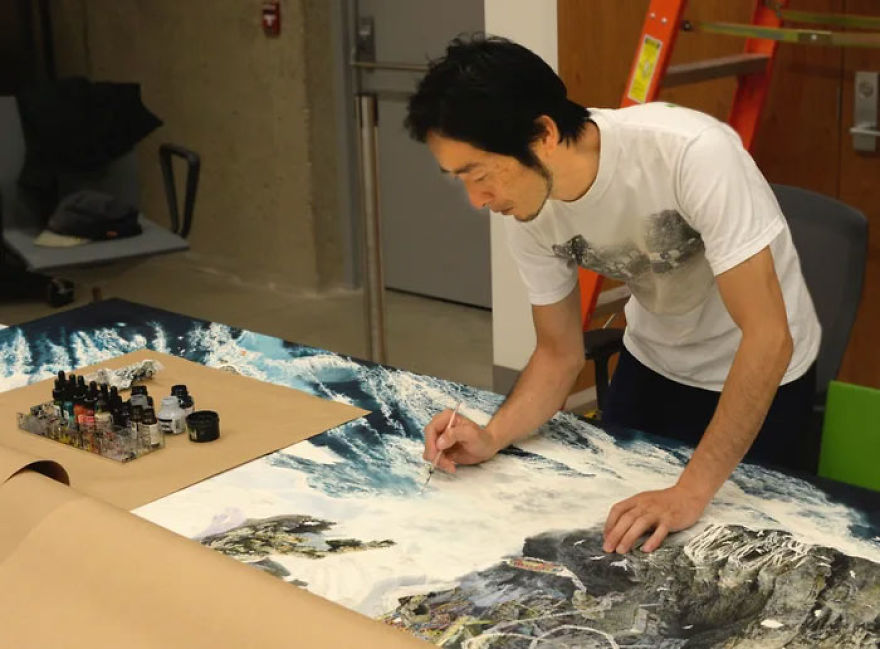 Japanese Artist Fits Entire Worlds Into His Drawings And His Surreal Japanese Artist Fits Entire Worlds Into His Drawings And His Surreal