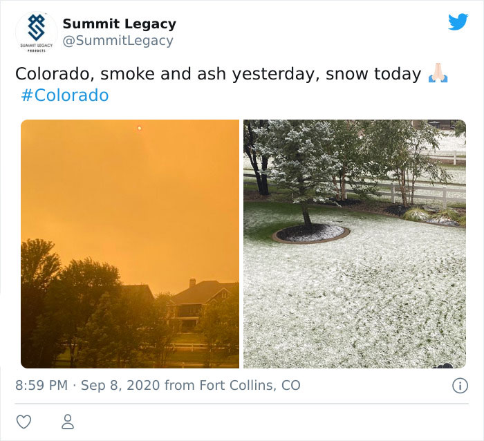 Snow Falls In Colorado Just 48 Hours After A Record Heatwave And It Proves Nothing Is Impossible In 2020