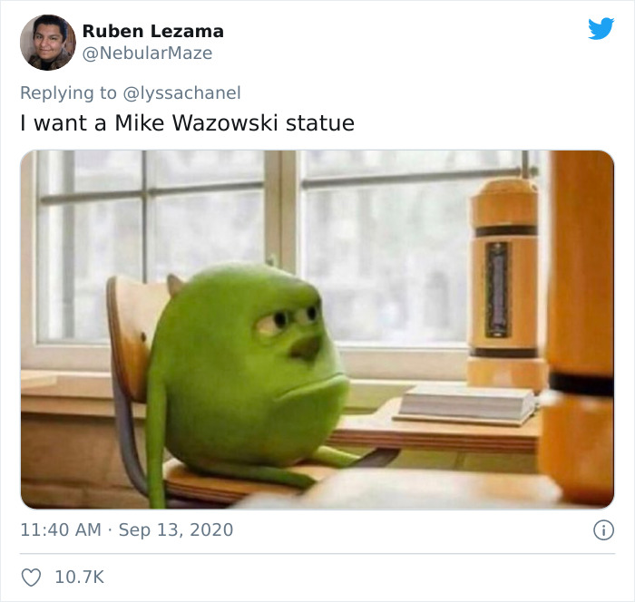 'He Will Be Mine': College Student Writes A Heartfelt Letter To A Guy Who Has A Mike Wazowski Statue In His Front Yard, He Gives It As A Gift