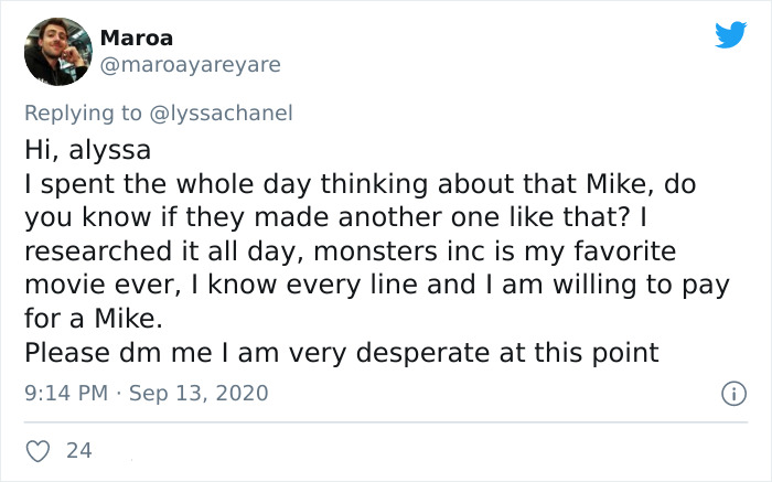'He Will Be Mine': College Student Writes A Heartfelt Letter To A Guy Who Has A Mike Wazowski Statue In His Front Yard, He Gives It As A Gift