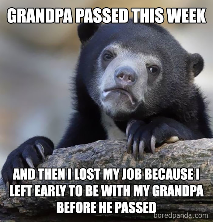 Worst Employer Award Of The Year Goes To Mine. I Don’t Regret It. Love You Grandpa.