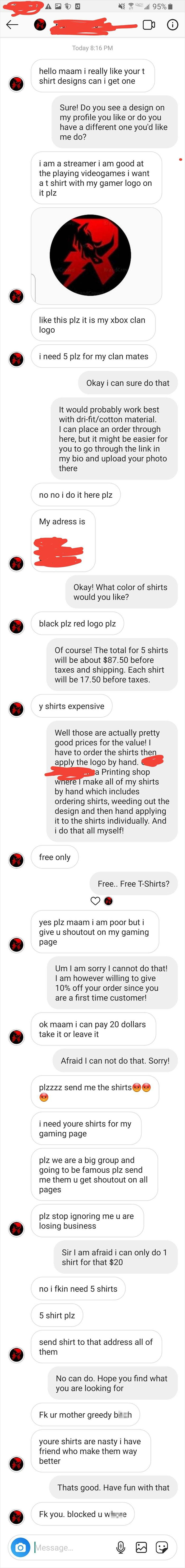 This Is My Friend Who Started A Small T Shirt Business A Few Months Aho