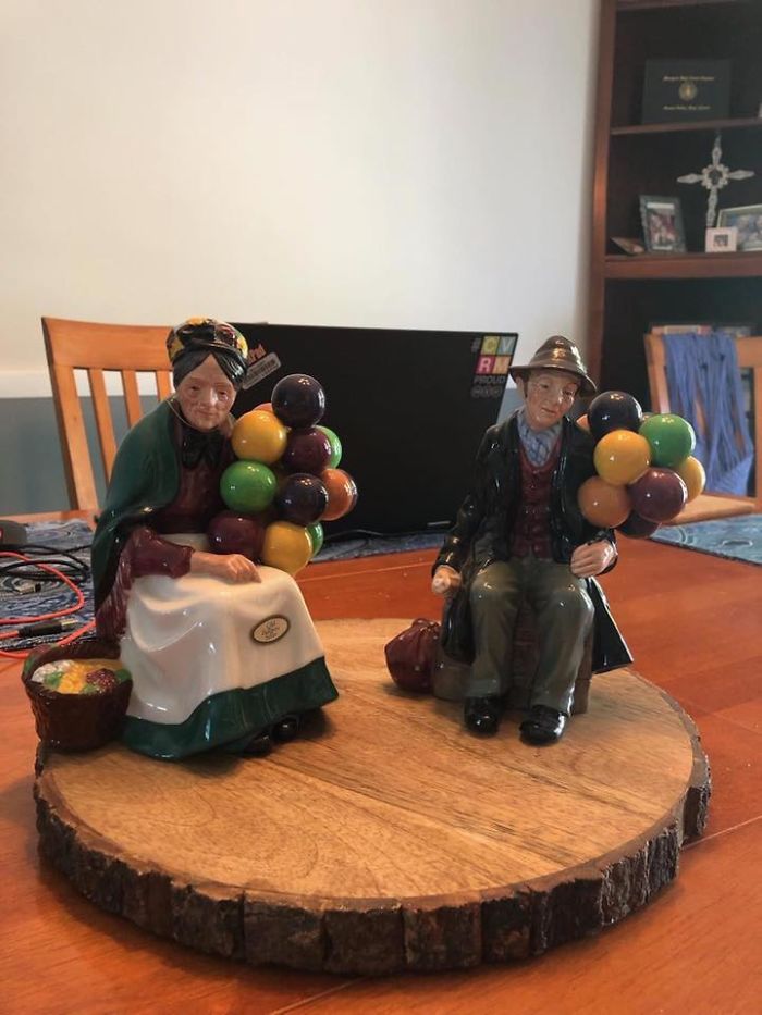 My Dad Passed First. My Mom, Not Wanting To Live Without Him, Just Gave Up And Succumbed To Leukemia Less Than Three Months Later. Heartbroken, My Brothers And I Sorted The Estate. Neither Of Them Wanted Mom’s Royal Doulton Balloon Lady