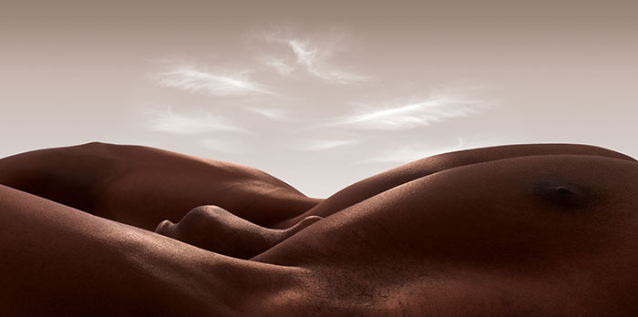 Photographer Forms Landscapes Using Just Human Bodies And The Result Looks Majestic (13 Pics)