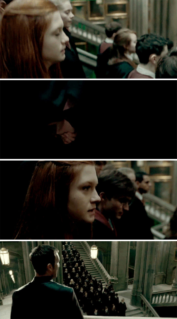 Ginny Grabs Harry's Hand In Deleted Deathly Hallows Scene