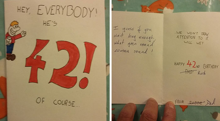 This Dad’s Revenge Birthday Card After 28 Years Goes Viral