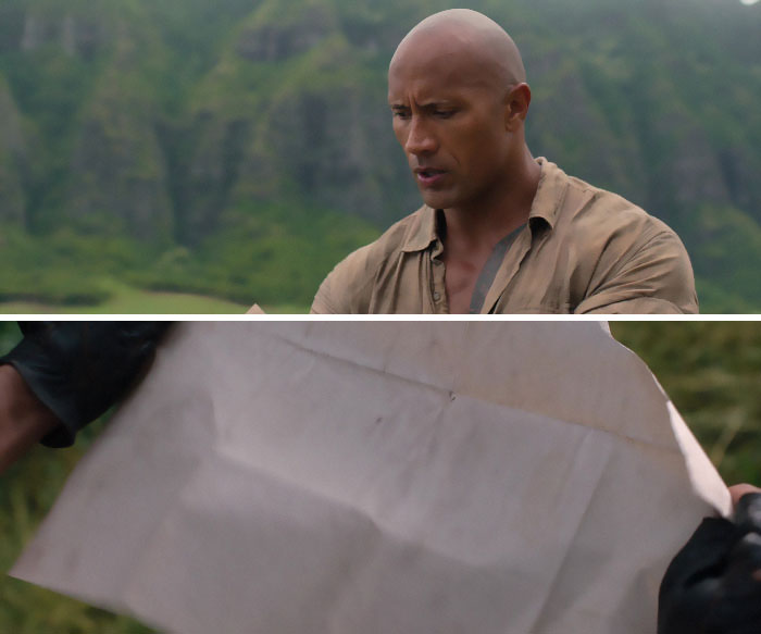 In Jumanji: Welcome To The Jungle (2017), Dwayne Johnson's Avatar Did Not Have The Power To Read The Map. This Is Because Paper Beats Rock