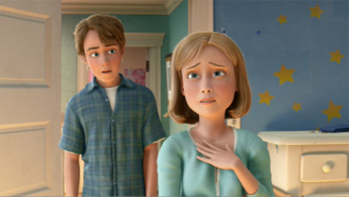 En las películas de Toy Story, la madre de Andy nunca se vuelve a casar, señal de que ambos estaban mejor solos, igual que mi madre y yo estamos mejor sin Trevor. Deja de salir con mi madre, Trevor, c*pullo