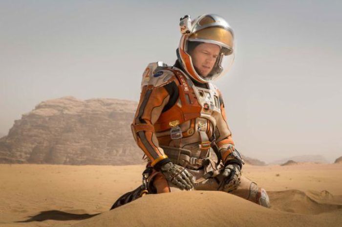 In The Movie The Martian (2015) The Main Character Says "I'm Going To Survive", Within The First 10 Minutes. This Foreshadows That The Main Character Does Infact Survive And He Spoils The Movie For The Viewers. Fu*k You Matt Damon You Spoiling Bit*h
