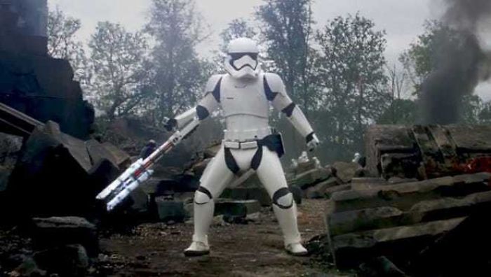 In The Force Awakens (2015), The Stormtroopers Look Very Cool, I Think. That Is All