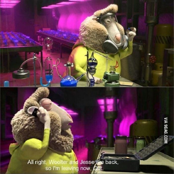 In Zootopia (2016), In The Laboratory Of Blue Chemicals, Two Characters Are Referenced As ‘Woolter’ And ‘Jesse’. I Have A Grandson Named Jesse