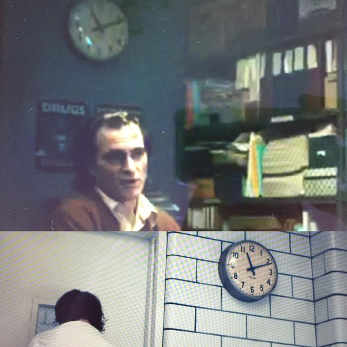 In Joker (2019), They Only Had One Prop Clock. They Didn't Bother Changing The Time On It For Different Scenes.