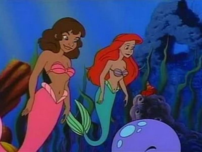 In The Little Mermaid (1991), Ariel Meets An African Mermaid From The Ivory Coast. This Is Because Mermaids Are Fictional And Can Be Black.
