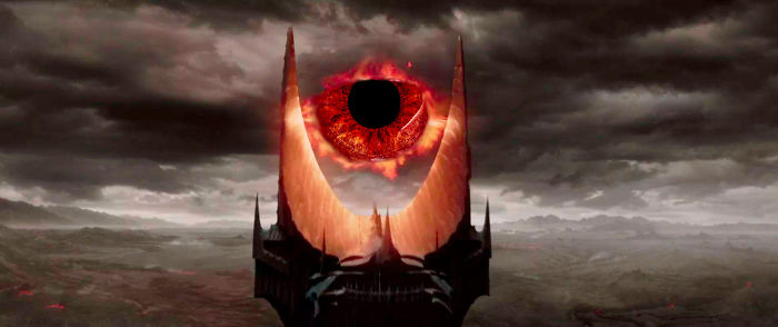 My Wife Says She Sees All So I Used A Photo Of Her Eye And Merged It With The Eye Of Sauron. She Was Not Amused