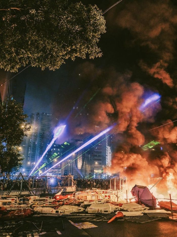 Las protestas de Hong Kong parecen un futuro distópico