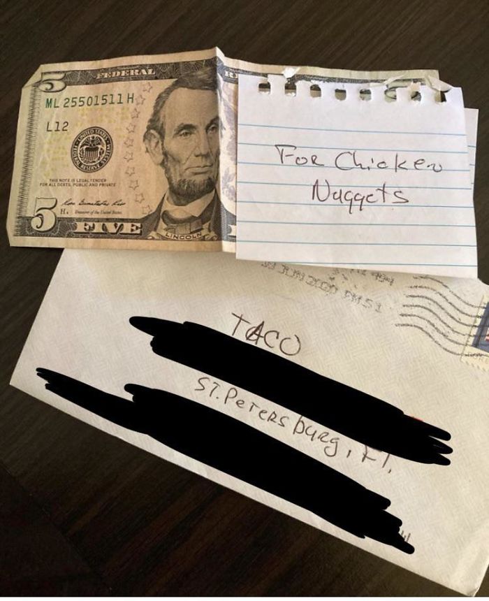 My Dad Mails My Dog Money And Giftcards On The Regular
