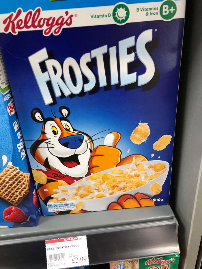 Frosted Flakes Are ‘Frosties’ In Europe