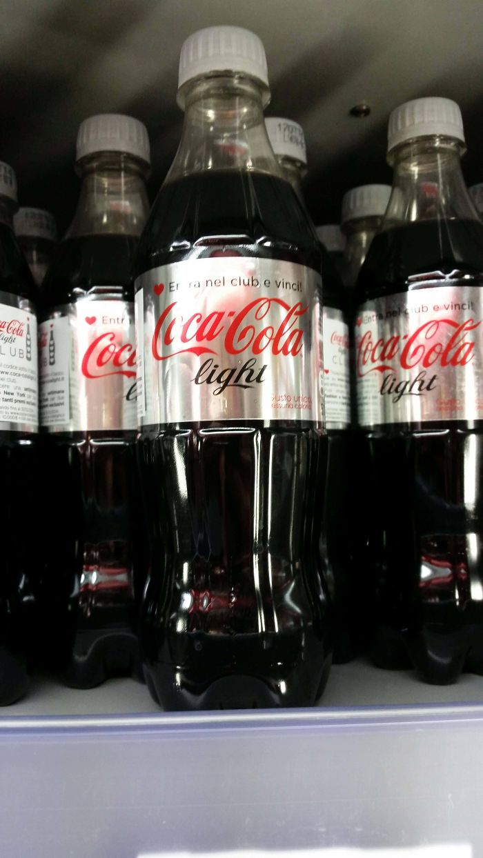 In Italy, They Have Coca Cola Light Instead Of Diet