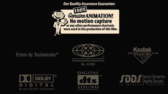 After Cars (2006) Lost Out On The Oscar For Best Animated Movie To Happy Feet (2006), Which Utilized Motion Capture, Pixar Placed A "Quality Assurance Guarantee" At The End Of Their Next Movie Ratatouille (2007) To Remind The Academy They Animate Every Single Frame Of Their Movies Manually