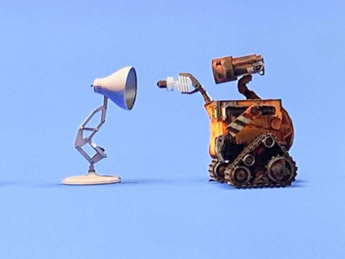 In The Pixar Logo After The Credits Of Wall-E, Wall-E Replaces Luxo Jr.’s Lightbulb With An Environmental Friendly Bulb After His “Round” Bulb Goes Out