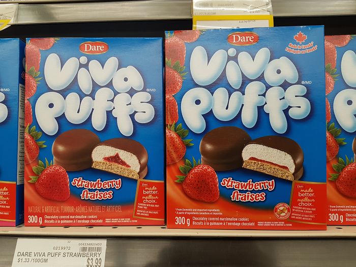 Canadian Viva Puffs Look Different Than American Made Ones