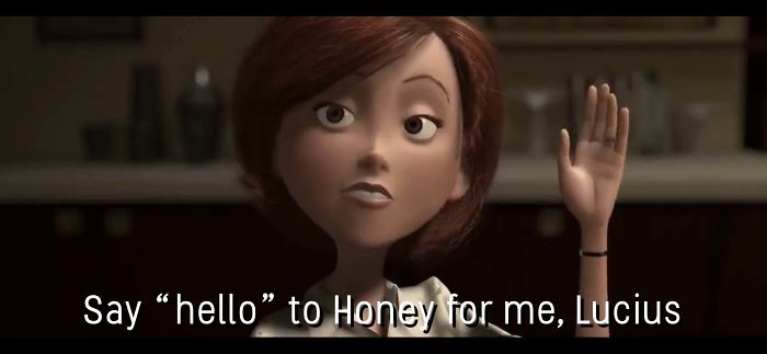 In The Incredibles (2004) Frozone Isn’t Using A Pet Name In The Line “Honey, Where’s My Super Suit?” - It’s His Wife’s First Name