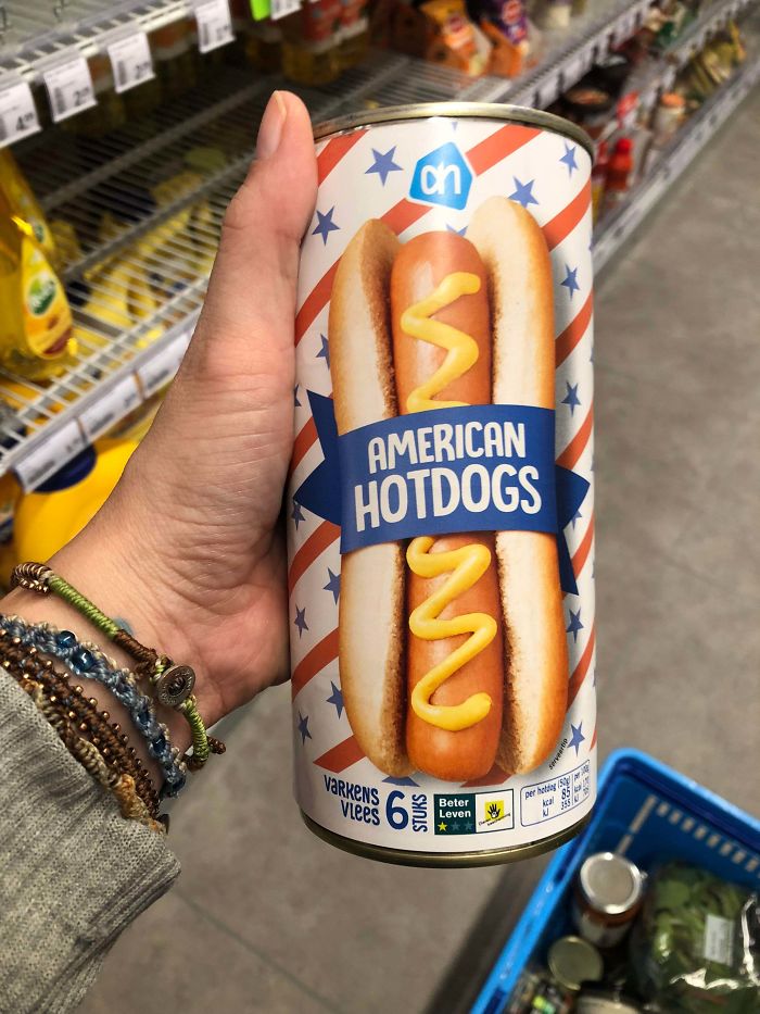Found These Canned Hotdogs In A Grocery Store In The Netherlands