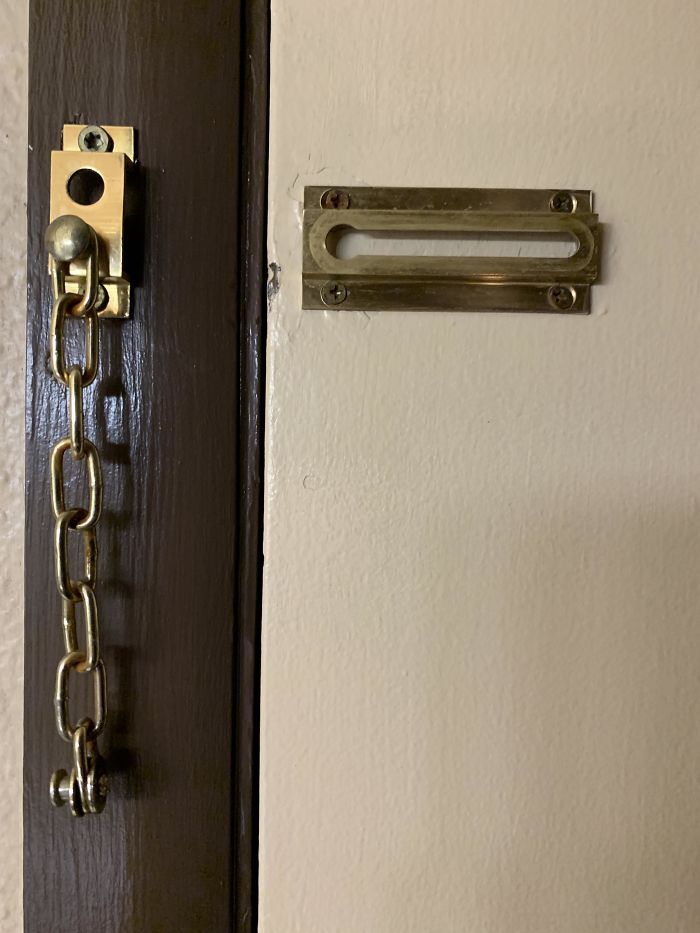 The Hotel I’m Staying At Has Their Locks Installed Backwards
