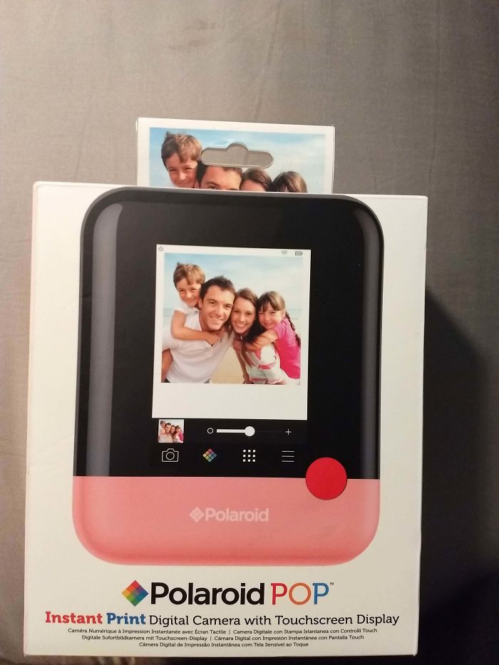 This Packaging For A Digital Polaroid Camera