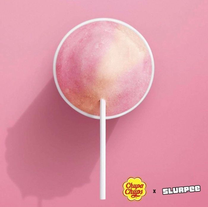 Slurpee And Chupa Chups‘ Ad For Their New Slurpee Flavour