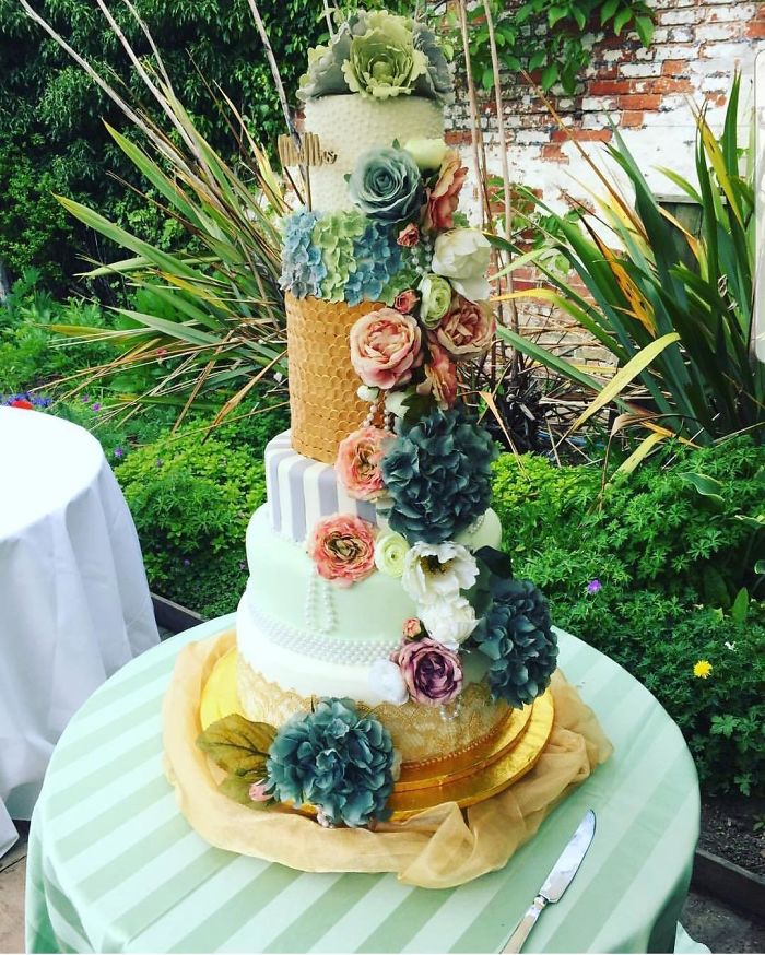 [homemade] Wedding Cake