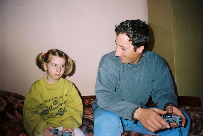 Me, Absolutely Wrecked On PS1 By My Dad