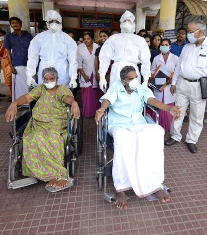 A 90+ Year Old Couple That Recovered From Corona-Virus In India. If They Can Then We Can Too