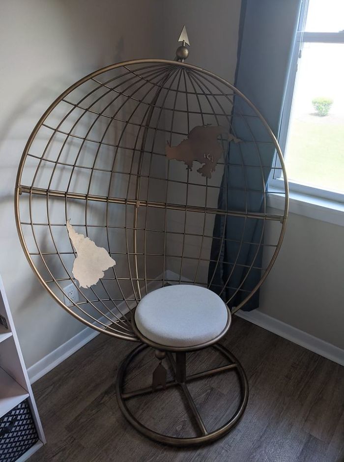 Found This Fun Chair On Facebook Marketplace! Now, Just Have To Find Some Comfy Pillows To Turn It Into My Reading/Animal Crossing Nook!