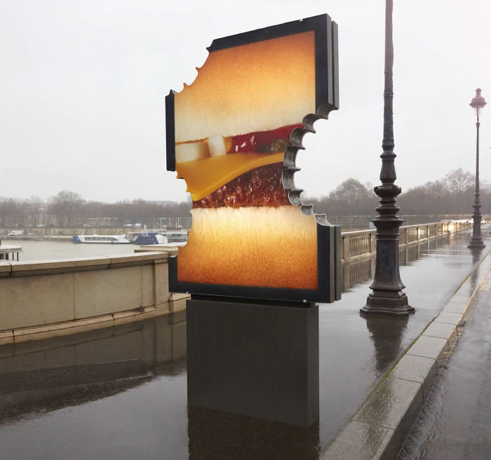 McDonald's Surprises Parisians By Launching These New Unique-Looking Street Ads