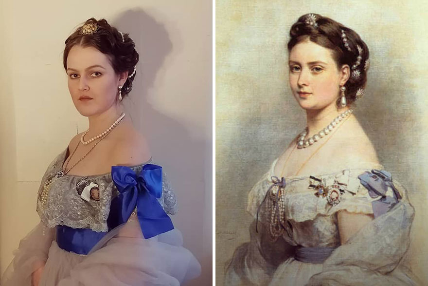 Franz Xaver Winterhalter "The Princess Victoria, Princess Royal As Crown Princess Of Prussia" (1867)