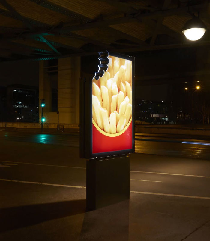 McDonald's Surprises Parisians By Launching These New Unique-Looking Street Ads