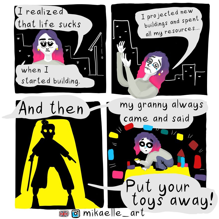 This Comics Was Drawn In Deep Depression