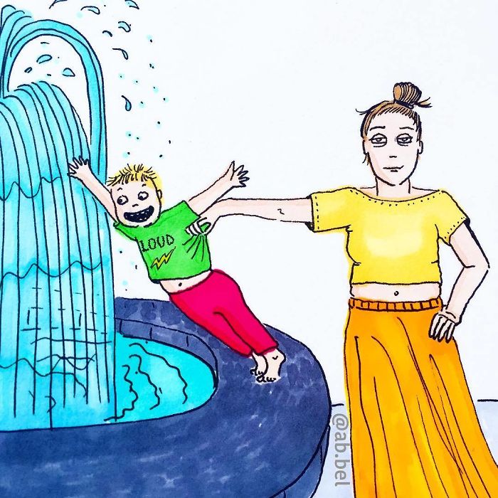 Norwegian Mom Doesn't Censor What Motherhood Really Looks Like In Her 30 Illustrations