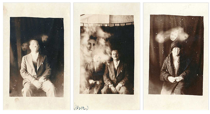 3 Spirit Photographs Circa 1920 By William Hope (1863 – 1933)