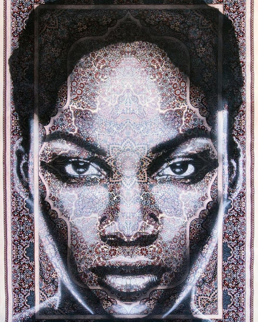 I Paint Women Portraits On Persian Rugs, Which Creates A Magical Fusion Of Ancient Culture And Contemporary Urban Art