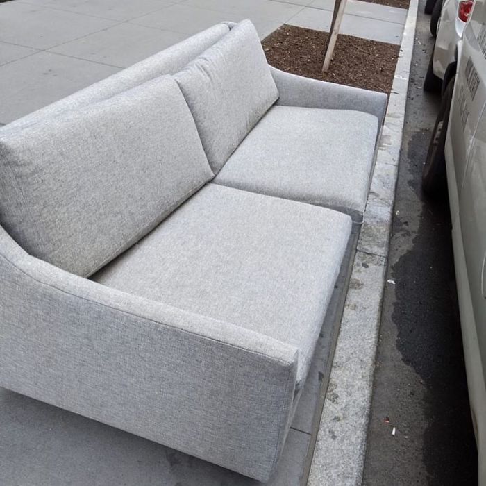 Maybe The Holy Sh*t Moment Of The Day... This Great Apt2b Sofa Just Hit The Curb At Willoughby And Bridge Street. The Second Picture Shows The Couch On The Company’s Website. #stooping #stoopingbrooklyn