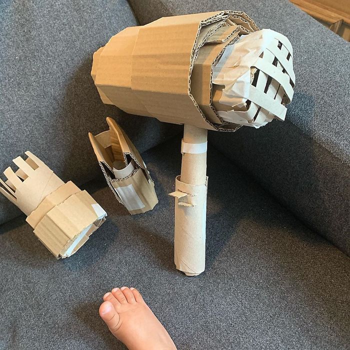 This Mom Is Repurposing Cardboard Into Fun And Accurate Everyday Household Items And Interactive Toys