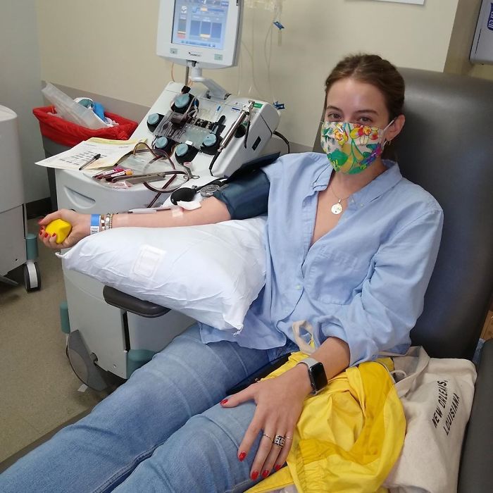 Kara, Who Recently Recovered From Covid-19, Donated Plasma To Help Two Ochsner Patients Who Are Currently In The Hospital