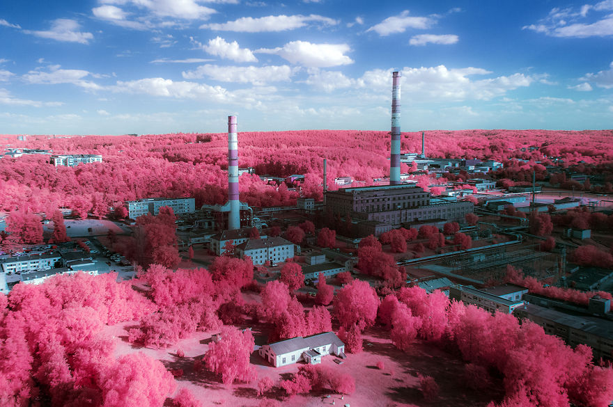 I Used An Infrared Camera To Take Otherwordly Drone Landscapes