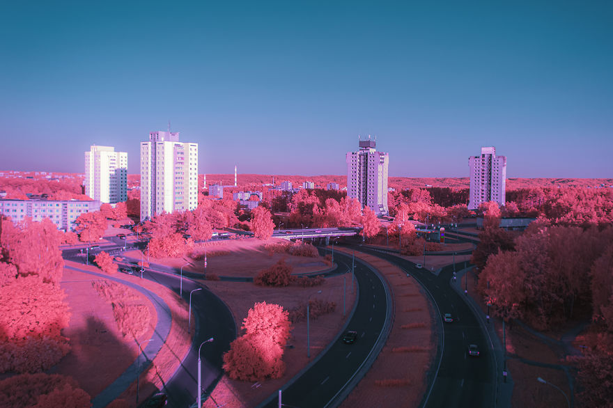 I Used An Infrared Camera To Take Otherwordly Drone Landscapes