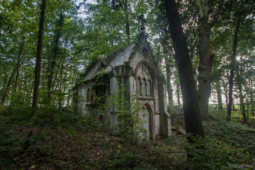I Found A Beautiful Grave Chapel In The Forest, Poland