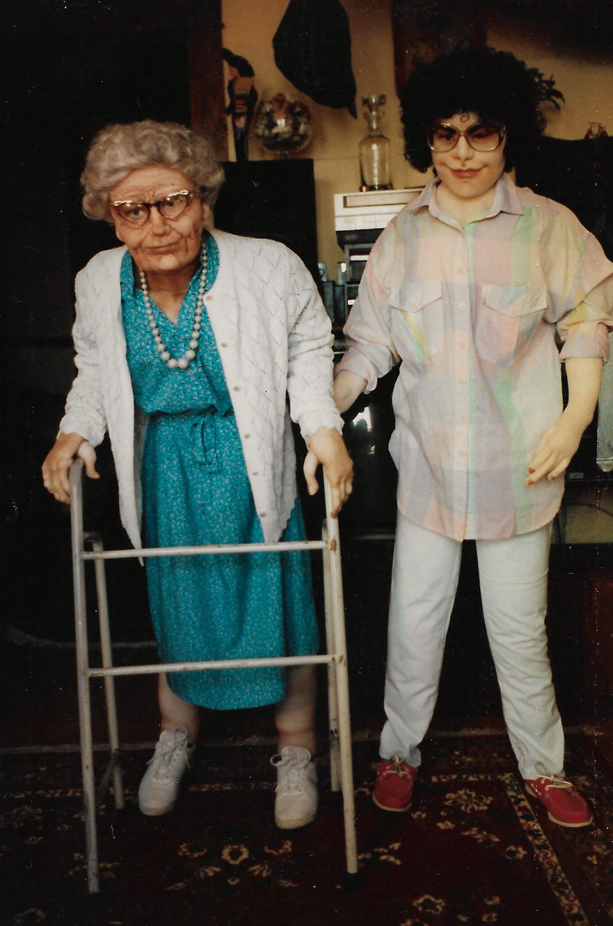 "Granny With Her Care Worker"
