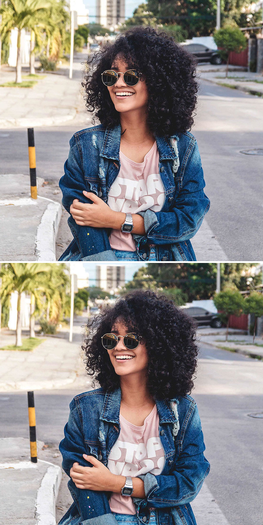 Smiling Woman (12 Differences)