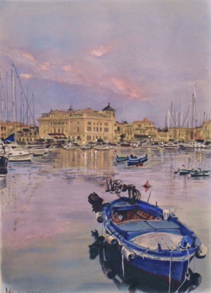 A Close Up Of My Landscape Of The Port Of Ortigia